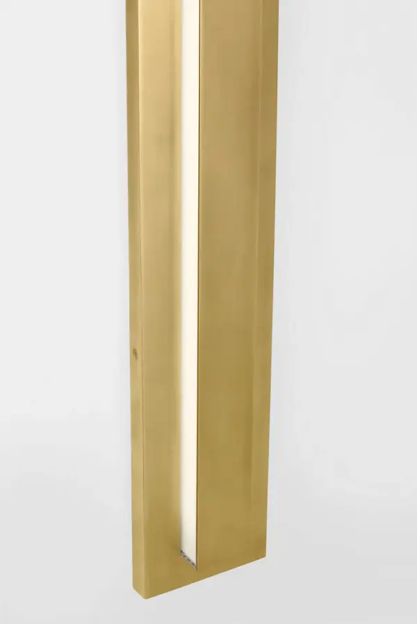 Aspen 60 Outdoor Wall Sconce in Natural Brass - Image 3