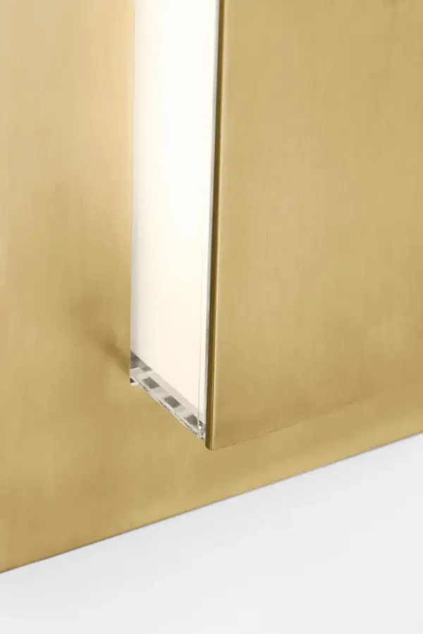 Aspen 60 Outdoor Wall Sconce in Natural Brass - Image 4