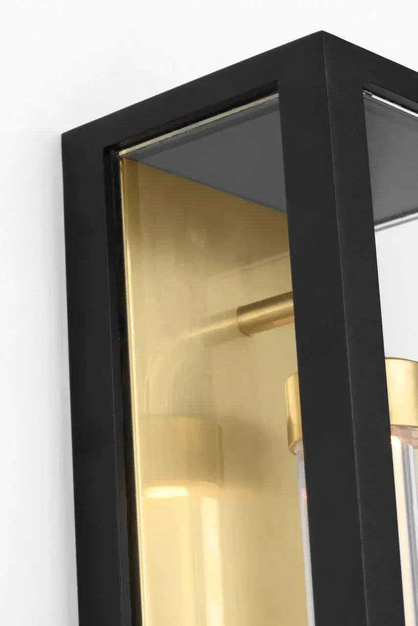 Enferme 15" Outdoor Wall Sconce in Outdoor Black - Image 2