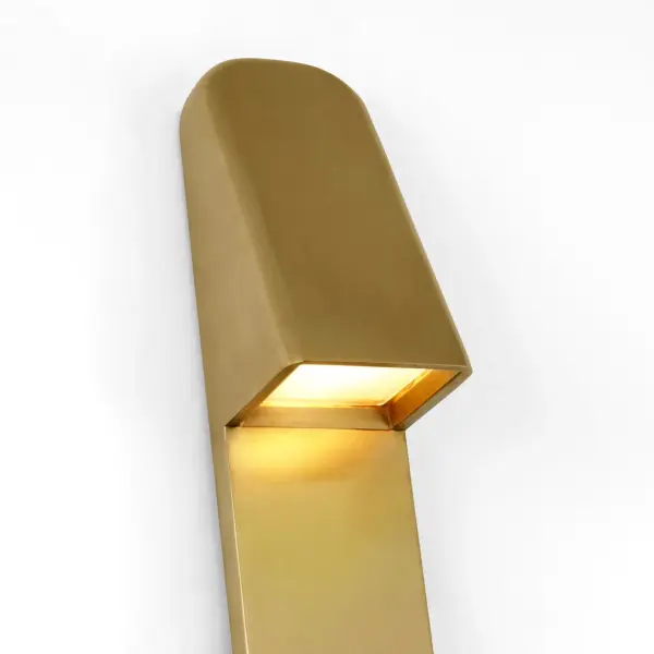 Froler 17" Outdoor Wall Sconce in Hand-Rubbed Antique Brass - Image 3