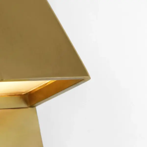 Froler 17" Outdoor Wall Sconce in Hand-Rubbed Antique Brass - Image 5