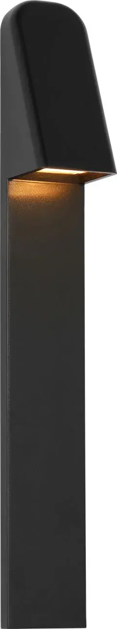 The Froler 17" Wall Sconce by Sean Lavin delivers seamless architectural integration with its mud-in installation system. Engineered for outdoor use, it provides precise downward illumination while washing the elongated plate below in a defined glow—perfect for entryways and pathways.