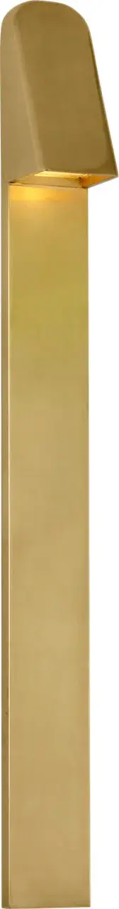 The Froler 24" Wall Sconce delivers refined outdoor illumination through its mud-in installation system and shrouded shade design. Perfect for modern exteriors, it combines disciplined geometry with integrated LED technology.