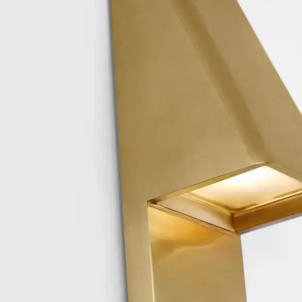 Froler 24" Outdoor Wall Sconce in Hand-Rubbed Antique Brass - Image 4