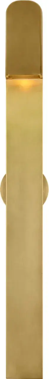 Froler 24" Outdoor Wall Sconce in Hand-Rubbed Antique Brass - Image 6