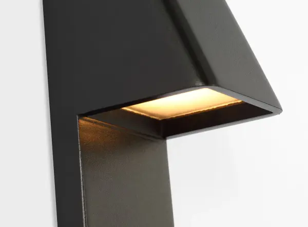 Froler 24" Outdoor Wall Sconce in Outdoor Black - Image 6
