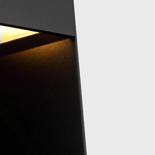 Christov 17" Outdoor Wall Light in Outdoor Black - Image 3