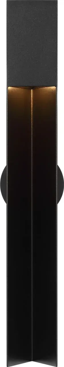Christov 17" Outdoor Wall Light in Outdoor Black - Image 4