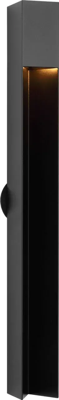 Christov 24" Outdoor Wall Sconce in Outdoor Black - Image 2