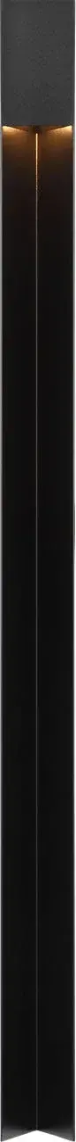 Christov 36" Outdoor Wall Sconce in Outdoor Black - Image 4