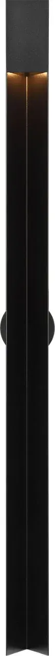 Christov 36" Outdoor Wall Sconce in Outdoor Black - Image 5