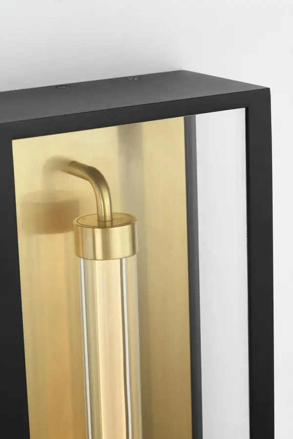 Enferme 22" Outdoor Wall Sconce in Outdoor Black - Image 4