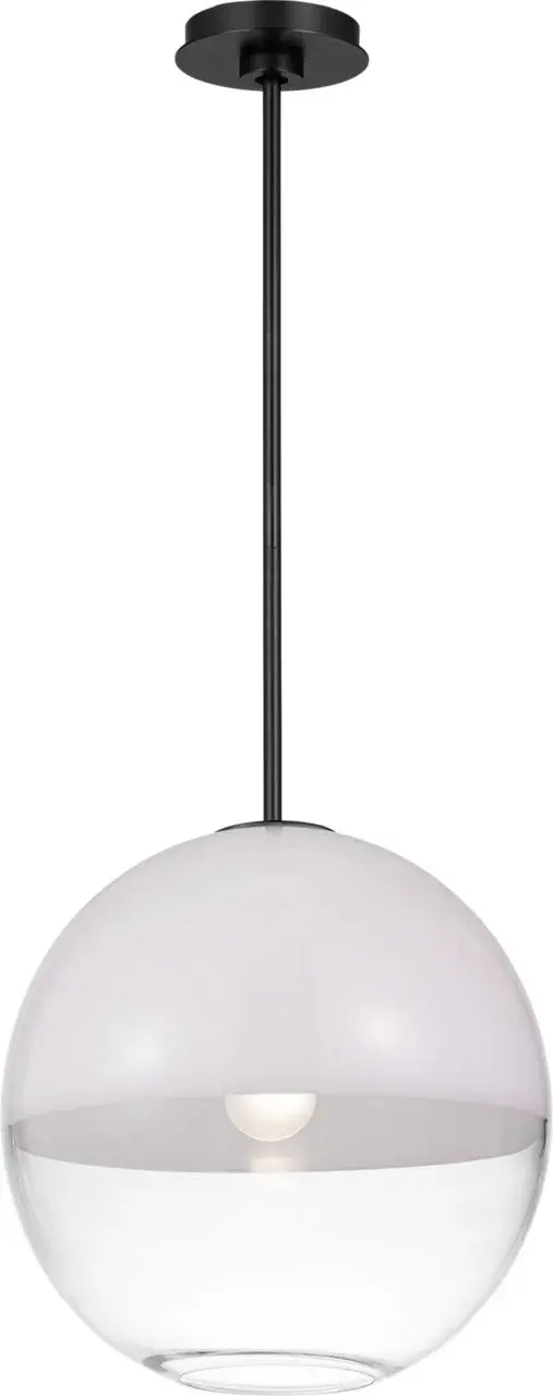 Torian Medium Pendant in Aged Iron - Image 2