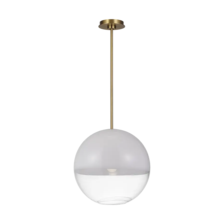 Torian Medium Pendant in Burnished Brass - Image 3