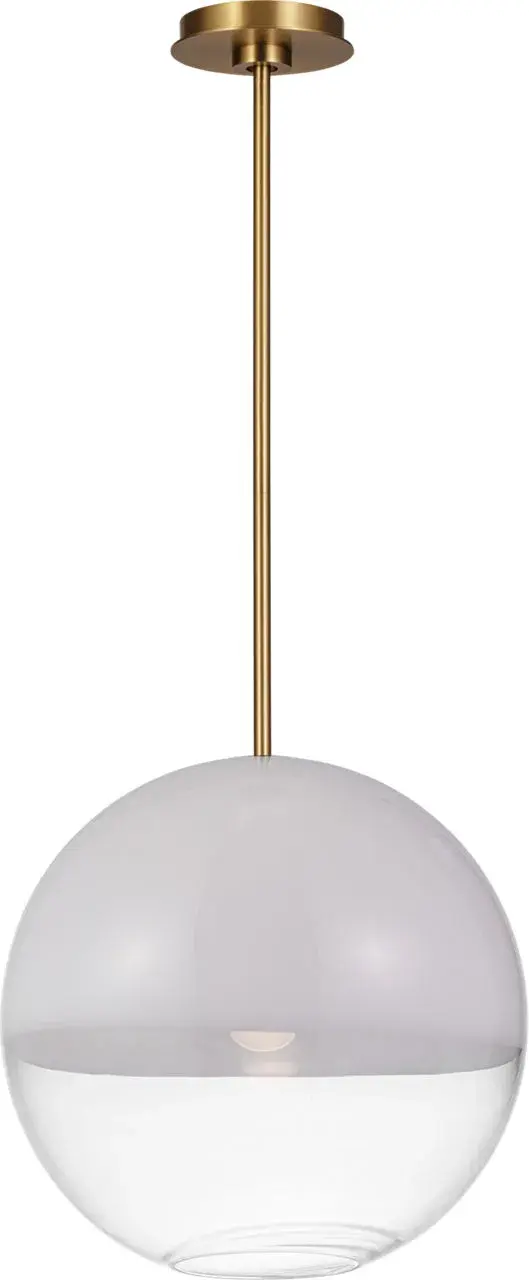 Torian Medium Pendant in Burnished Brass - Image 4