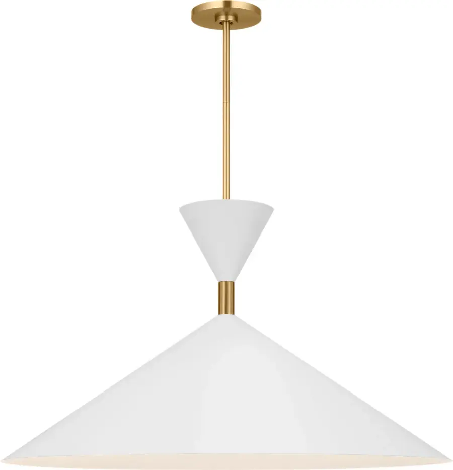 Bodhi 30" Pendant in Burnished Brass - Image 1