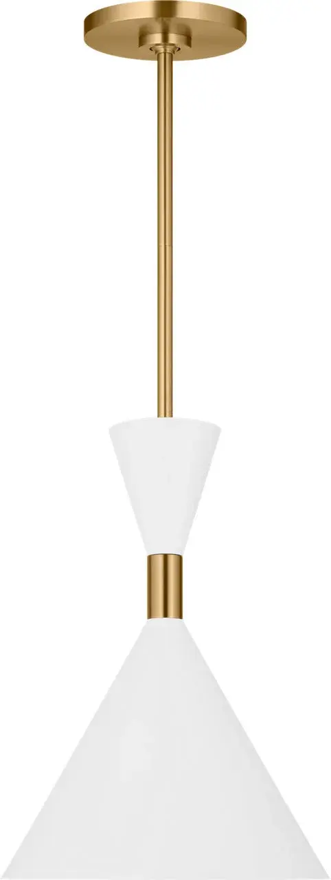 Bodhi 10" Pendant in Burnished Brass - Image 3