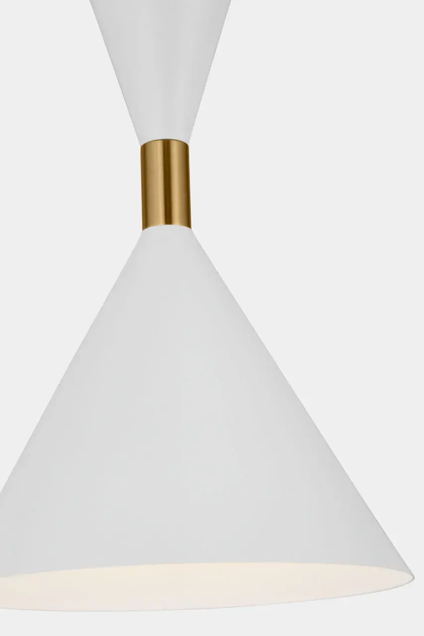 Bodhi 10" Pendant in Burnished Brass - Image 4