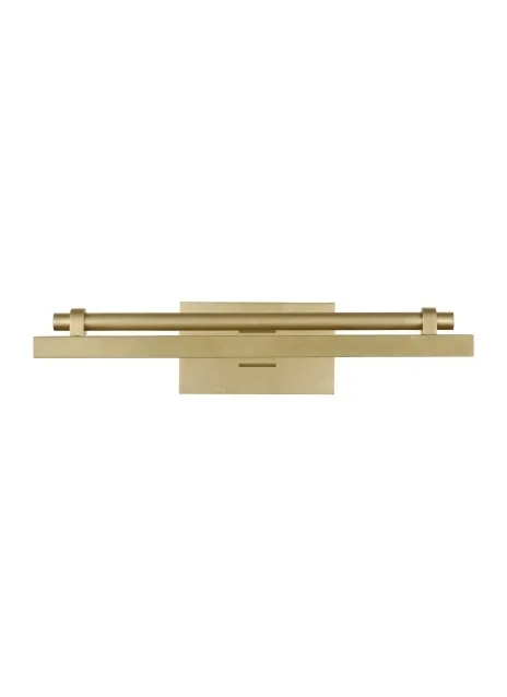 Kal LED Picture Light in Natural Brass