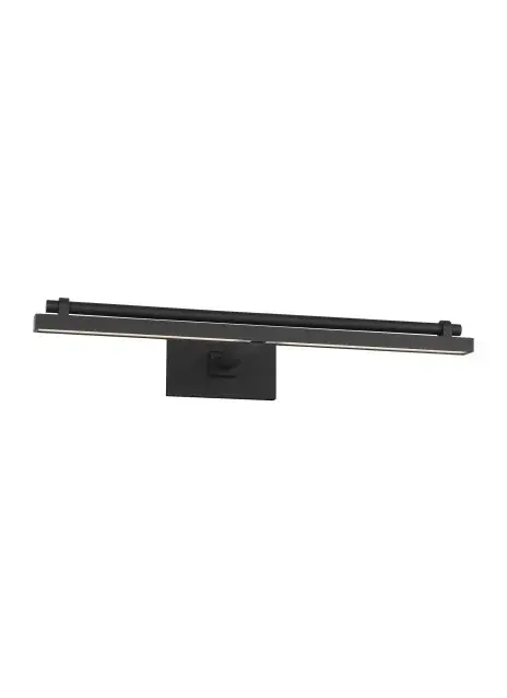 Kal LED Picture Light in Nightshade Black
