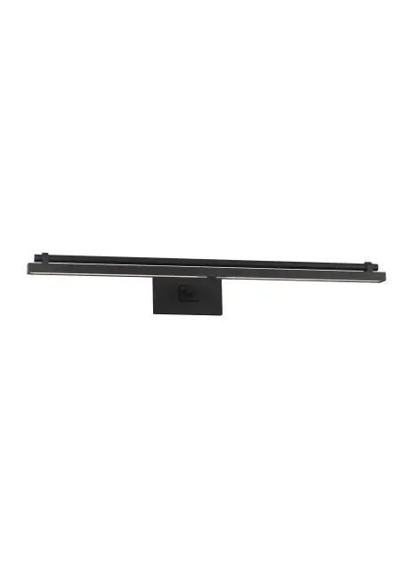 The Kal Picture Light by Sean Lavin combines structural design with modern functionality. Its mechanical aesthetic features a smooth tube atop a rectangular light bar, delivering museum-quality illumination with integrated LED technology.