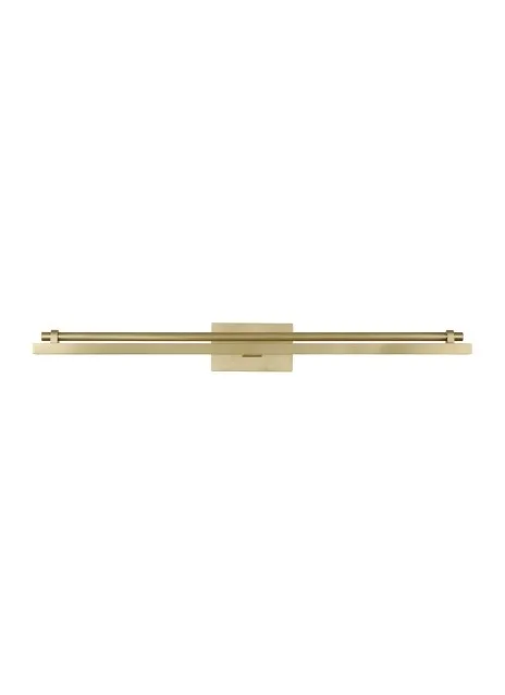 Kal LED Picture Light in Natural Brass