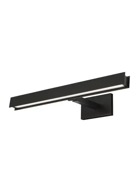 Bau 18" LED Picture Light in Nightshade Black