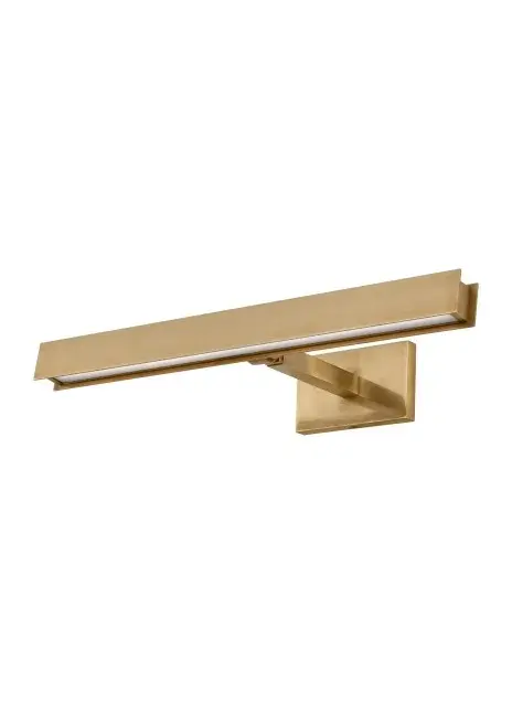 Bau 18" LED Picture Light in Natural Brass