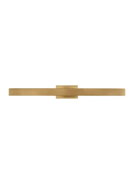 Bau 24" LED Picture Light in Natural Brass