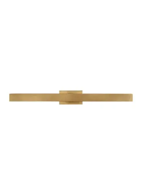 Bau 24" LED Picture Light in Natural Brass