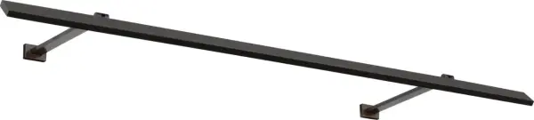 The Botto 36" Picture Light by Sean Lavin delivers precision illumination for expansive artwork with architectural minimalism. Its flush mud-in installation and double-hinge articulation create seamless integration.