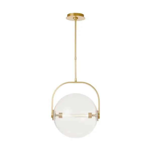 The Fues pendant by Sean Lavin combines refined Italian craftsmanship with modern LED efficiency. Its distinctive wishbone suspension and fluted inner diffuser create visual intrigue while delivering warm, dimmable illumination.