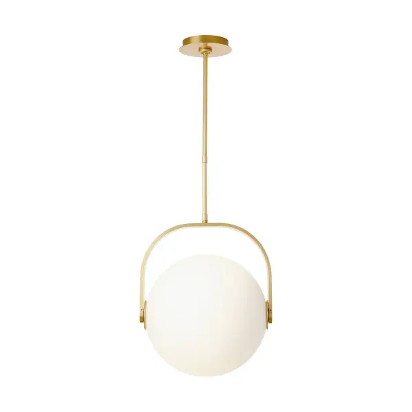 The Fues pendant by Sean Lavin combines hand-blown Italian glass with a unique wishbone suspension and fluted inner diffuser that mimics an oversized filament. The integrated LED provides warm, dimmable light ideal for task and ambient applications.