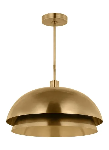 Shanti LED Pendant in Polished Nickel