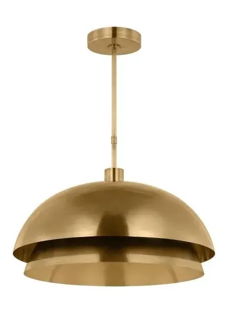 Shanti LED Pendant in Polished Nickel