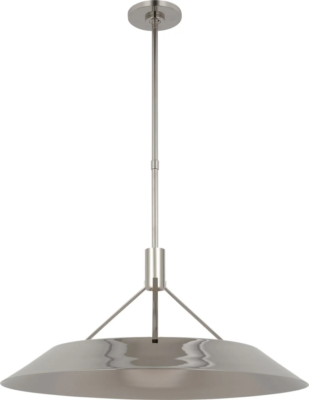 Sospeso LED Pendant in Polished Nickel