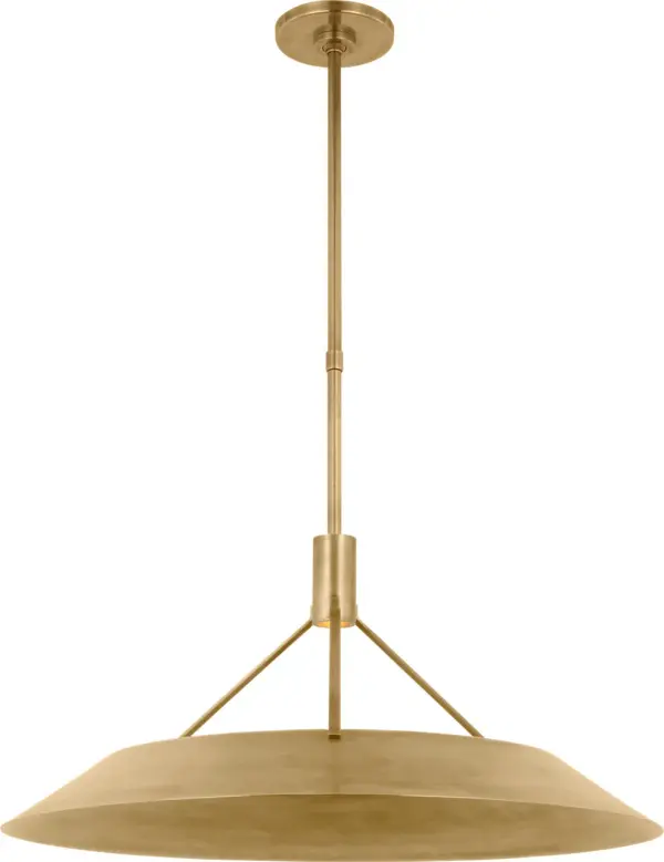 Sospeso LED Pendant in Natural Brass - Image 1
