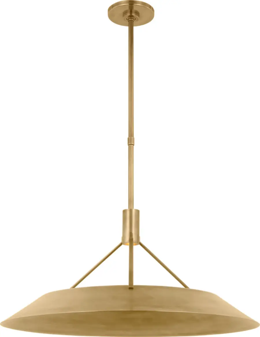Sospeso LED Pendant in Natural Brass - Image 1