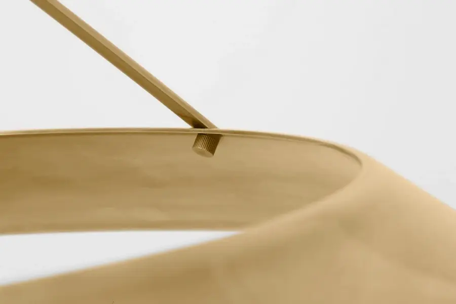 Sospeso LED Pendant in Natural Brass - Image 3