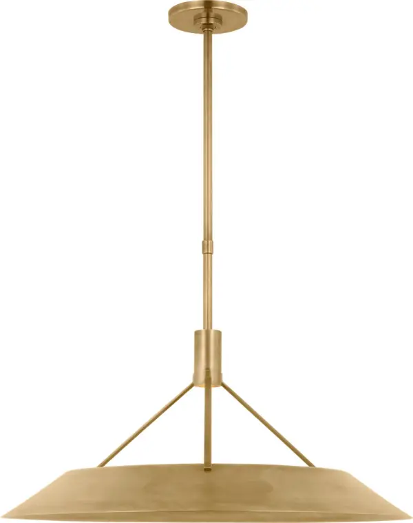 Sospeso LED Pendant in Natural Brass - Image 4