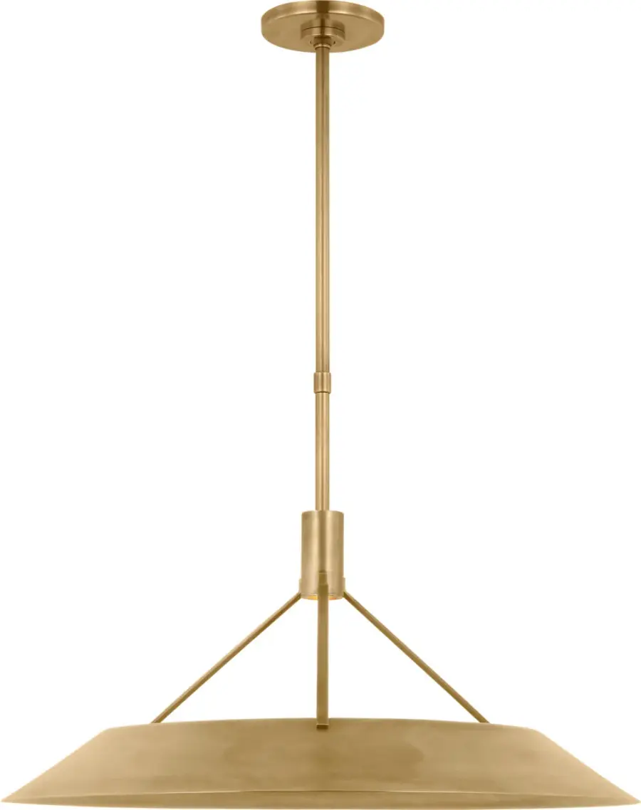 Sospeso LED Pendant in Natural Brass - Image 4