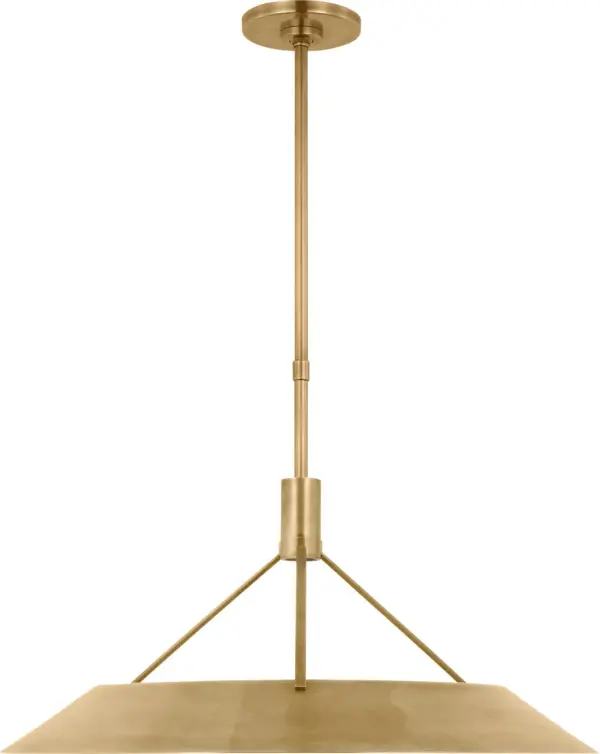 Sospeso LED Pendant in Natural Brass - Image 5