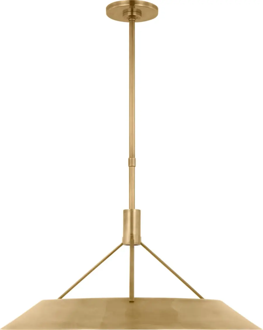 Sospeso LED Pendant in Natural Brass - Image 5