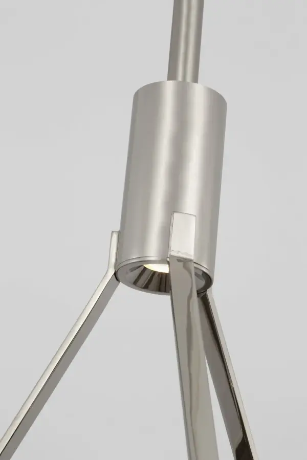 Sospeso LED Dome Pendant in Polished Nickel - Image 3