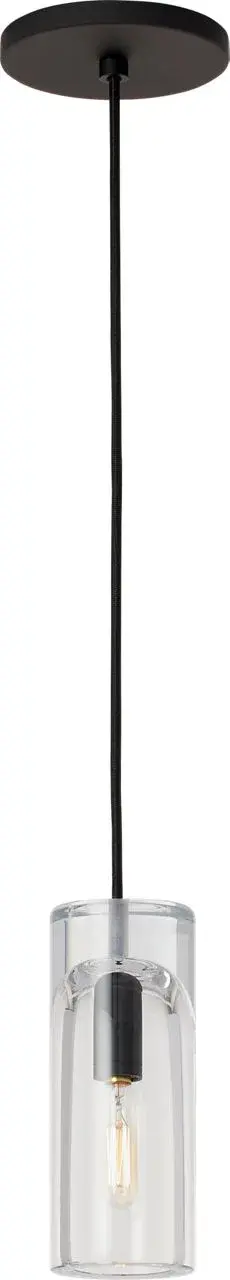 Horizon One Light Pendant in Nightshade Black - Image 2