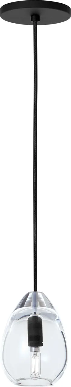 Alina Pendant in Nightshade Black