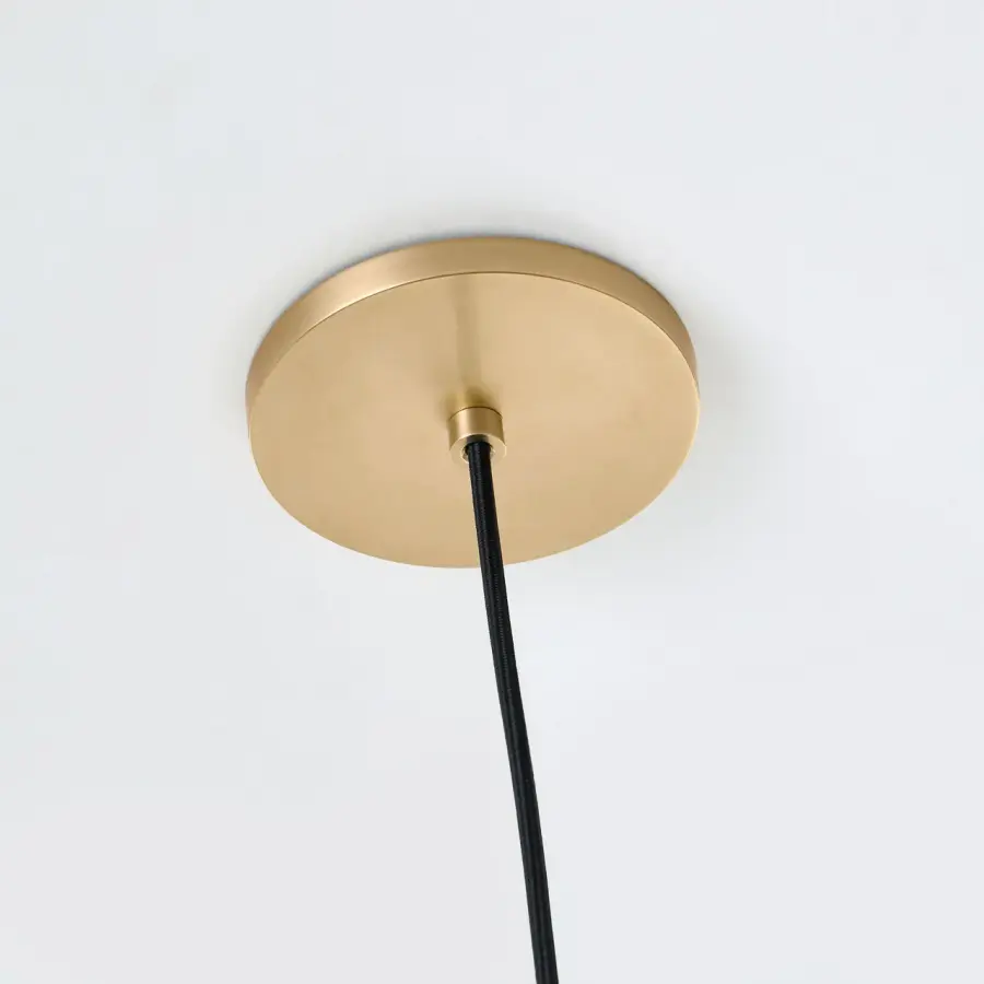 Alina Pendant in Natural Brass - Image 3