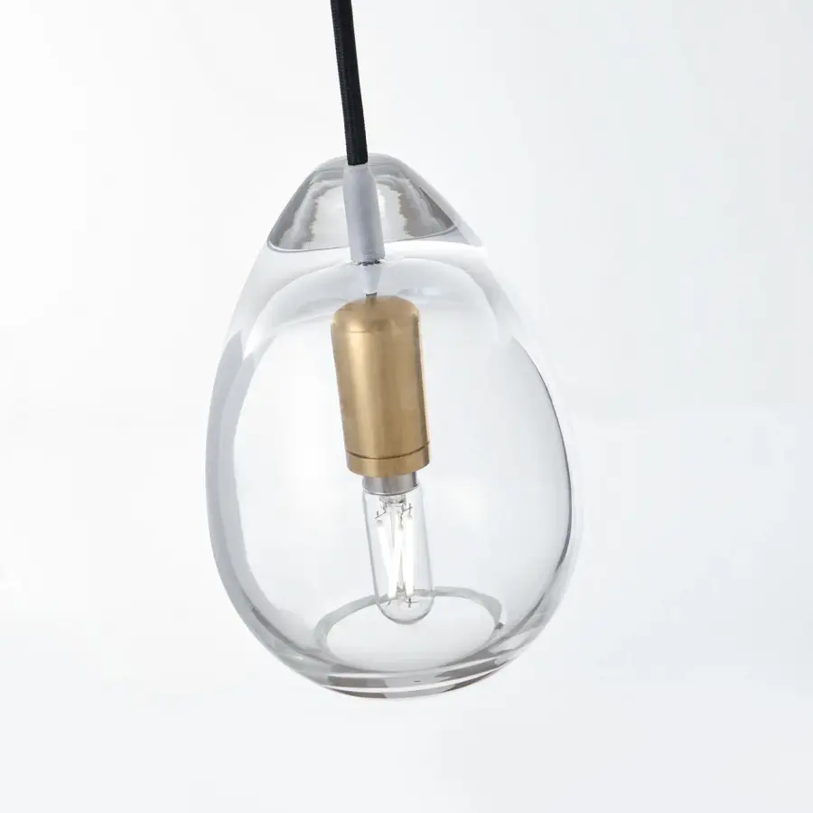 Alina Pendant in Natural Brass - Image 2
