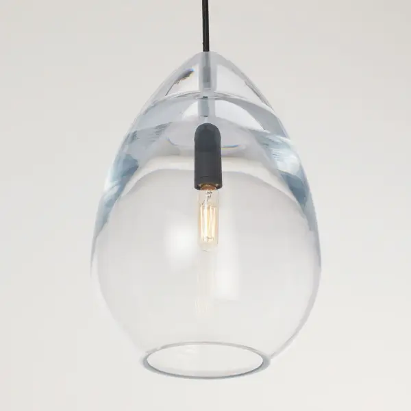 Alina One Light Pendant in Nightshade Black - Image 4