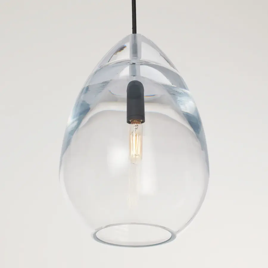 Alina One Light Pendant in Nightshade Black - Image 4